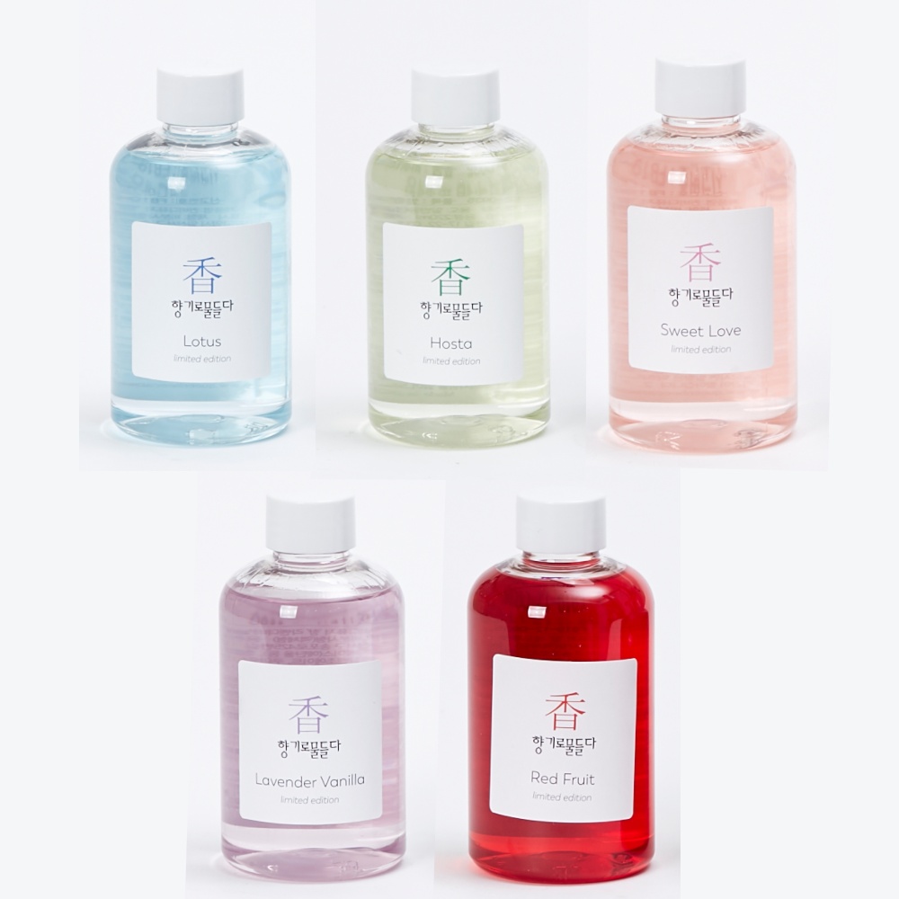 더퀸비 &#039;향&#039; 대용량 디퓨저 리필 220ml (식물성알콜)